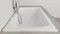 Ванна из литьевого мрамора «Salini» Cascata Kit 170/75 S-Sense с ножками с сифоном белая глянцевая, фото №5
