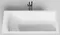 Ванна из литьевого мрамора «Salini» Cascata Kit 170/75 S-Sense с ножками с сифоном белая матовая, фотография №3