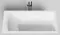 Ванна из литьевого мрамора «Salini» Cascata Kit 170/75 S-Stone с ножками с сифоном белая матовая, фотография №3