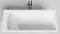 Ванна из литьевого мрамора «Salini» Cascata Kit 180/80 S-Sense с ножками с сифоном белая матовая, фотография №3