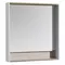 Уценка, Зеркало «Aquaton» Капри 80 с подсветкой бетон пайн/белое , фото №1