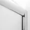 Душевая дверь «Deto» FC 140-160 Chrome 160/195 прозрачный/хром, фото №5
