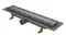 Душевой лоток «Paini» Line 550 мм D40 CH550LC боковой выпуск черный матовый , фото №1