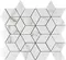 Напольная мозаика «Velsaa» Statuario Eva 3d Diamond Polish. 37,1x34,7 00-00697831 white, фото №5