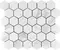 Напольная мозаика «Velsaa» Saturio Glacier Hexagone Polish. 32,2x30,9 00-00697830 white, фото №1