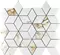 Напольная мозаика «Velsaa» Tajmahal Shine 3d Diamond Polish. 37,1x34,7 00-00697839 white, картинка №6