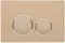 Кнопка смыва «Charus» Spazio FP.330.51.01 песок матовый, фото №1