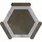 Напольная плитка «Monopole» Oregon Matt. 22x25 71247 grafito gris, изображение №4