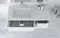 Тумба с раковиной «Cezares» Bellagio 100 с 4 ящиками (106/46) подвесная Bianco opaco, левая, картинка №2