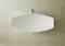 Ванна из искусственного камня «Abber» Stein AS9610 180/80 на подиуме с сифоном белая матовая, картинка №6