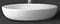 Раковина «Abber» Stein AS2619 60/40 искусственный камень белая матовая, фото №1