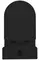 Унитаз компакт безободковый «Abber» Bequem AC1112TMB чёрный матовый с сиденьем дюропласт с микролифтом чёрное, фото №5