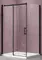 Душевой угол-ограждение «Vincea» Dice VSR-4D1011CLB 110/100 прозрачный/чёрный прямоугольный без поддона универсальный, фото №1