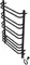Электрический полотенцесушитель «Акватек» Пандора П10 AQ EL RPC1090BL 50/90 чёрный муар правый, фотография №3