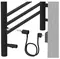 Электрический полотенцесушитель «Акватек» Бетта П7 AQ EL KRC0770BL 50/70 чёрный муар правый, картинка №6
