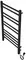 Электрический полотенцесушитель «Акватек» Поларис П10 AQ EL KO1090BL 50/90 чёрный муар правый, фотография №3