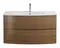 Тумба с раковиной «Cezares» Elettra 100 (Comfort 101/55) подвесная Rovere tabacco, фото №1