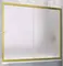 Шторка на ванну стеклянная «Vegas Glass» ZV Novo 150/140 сатин/золото матовое универсальная, фото №1