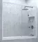 Шторка на ванну стеклянная «Vegas Glass» ZV Novo 180/140 Crystal vision/белая универсальная, фото №1