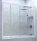 Шторка на ванну стеклянная «Vegas Glass» Z2V Novo 150/140 Crystal vision/белая, фото №1