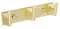 Планка с крючками «Fixsen» Trend Gold FX-99005-3 на стену золото-сатин, фото №1