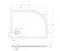 Душевой поддон «Belbagno» TRAY-MR-UNO-RH-120/90-550-35-W-R-CR низкий из литьевого мрамора прямоугольно-асимметричный с сифоном белый правый, фотография №7