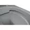 Подвесной унитаз безободковый «Azario» Grado  AZ-0046 SP MDG серый матовый с сиденьем дюропласт с микролифтом серое, изображение №4
