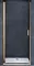 Душевая дверь «Vincea» Alpha VDP-3AL600CLG 60/195 прозрачная/брашированное золото, фото №1