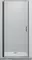 Душевая дверь «Vincea» Alpha VDP-3AL600CLGM 60/195 прозрачная/вороненая сталь, фото №1