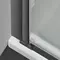 Душевая дверь «Vincea» Alpha VDP-3AL700CLGM 70/195 прозрачная/вороненая сталь, фотография №3