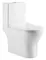 Унитаз моноблок безободковый «Belbagno» Lounge BB8618CPR-MN/SC белый с сиденьем дюропласт с микролифтом белое, фото №1
