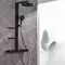 Душевая система «Black & White» Gravity GH-9005-MB с термостатом чёрная матовая, картинка №2