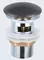 Донный клапан для раковины «Vincea» DBS0-216MA с механизмом Клик-Клак антрацит, фото №1