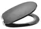 Уценка, Сиденье для унитаза «Roca» Carmen 7801B5238B дюропласт с микролифтом чёрное, фото №1