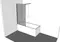 Шторка на ванну стеклянная «Allen Brau» Infinity 3 80/160 прозрачная/чёрная брашированная универсальная, изображение №4