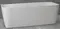 Ванна из искусственного камня «Abber» Stein AS9617 170/75 с ножками с сифоном белая матовая, фото №1