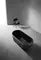 Ванна из искусственного камня «Abber» Stuttgart AM9925B 170/75 с ножками с сифоном чёрная матовая, фотография №3