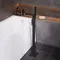 Напольный смеситель для ванны «Damixa» Gala 535000300 чёрный матовый, картинка №2
