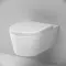 Подвесной унитаз безободковый «Am.Pm» Func FlashClean C8F1701MWSC белый с сиденьем дюропласт с микролифтом, картинка №2