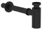 Сифон для раковины «Vitra» A4512336WTC черный матовый , фото №1