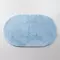Уценка, Коврик для ванной «WasserKRAFT» Dill BM-3946 100/60 резина, микрофибра Crystal Blue, фото №1