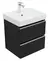 Тумба с раковиной «Aquanet» Вега 50 (Ирис 50) подвесная чёрная, фотография №3