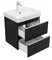 Тумба с раковиной «Aquanet» Вега 50 (Ирис 50) подвесная чёрная, изображение №8