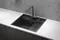 Мойка для кухни «Granula» Kitchen Space KS-6051 60/51 нержавеющая сталь чёрная матовая, фотография №3