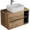 Мебель для ванной подвесная «Veneciana» Olona 80 дуб сонома/графит, картинка №2