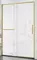 Душевая дверь «Vincea» Slim Soft VDS-1SS130CLG 130/200 прозрачная/брашированное золото, фото №1