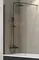 Шторка на ванну стеклянная «Cezares» LIBERTA-V-1-TB-80/155-C-NERO 80/155 прозрачная/чёрная универсальная, фото №1