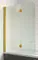 Шторка на ванну стеклянная «Vegas Glass» E2V Lux 120/150 Moru/золото глянцевое левая, фото №1