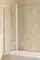 Шторка на ванну стеклянная «Vegas Glass» E2V Lux ST 115/150 Crystal vision/белая левая, фото №1