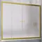 Шторка на ванну стеклянная «Vegas Glass» Z2V Novo 165/140 сатин/золото матовое, фото №1